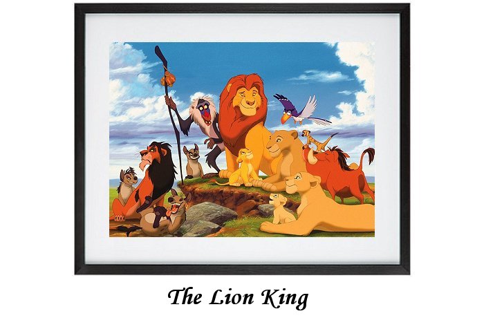 The Lion King Framed Print